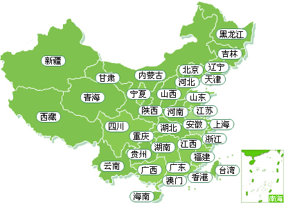 中国地图